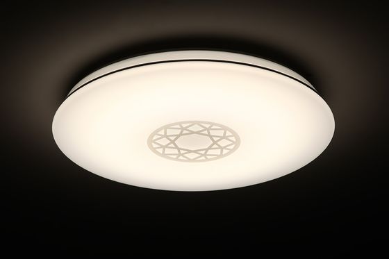 High Color Rendering Round Ceiling Lamp , 38W Modern Round Ceiling Light For Bedroom