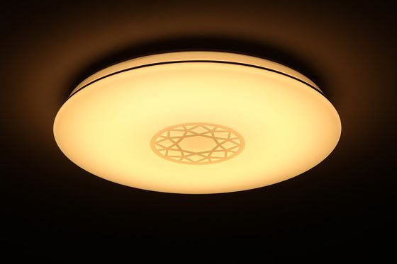 High Color Rendering Round Ceiling Lamp , 38W Modern Round Ceiling Light For Bedroom