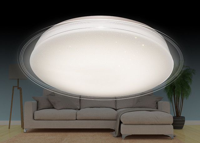 Energy Efficient LED Oyster Light , High Brightness Wireless Ceiling Light For Living Room